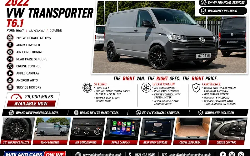 Used VW Transporter Startline 110 HP (80 kW) 2024 Van