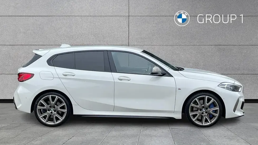 Used BMW M135 Shadowline 306 HP (225 kW) 2020 White Hatchback