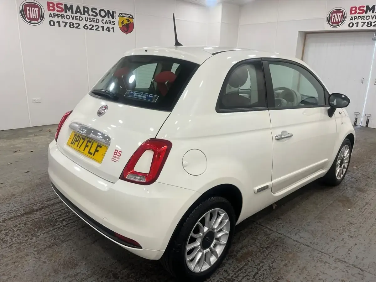 Used Fiat 500 Pop Star 69 HP (50 kW) 2017 White Hatchback