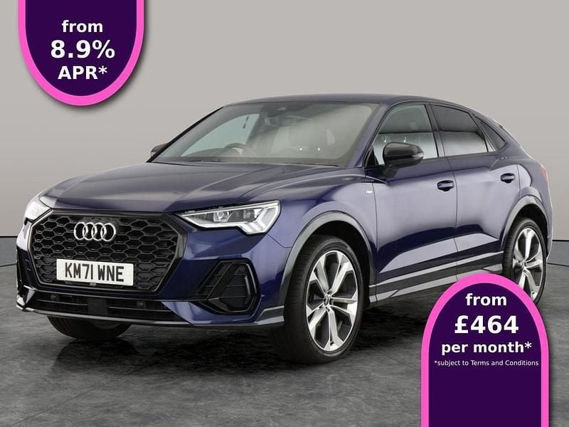 Blue Used 2021 Audi Q3 Sportback Black Edition SUV | £29,560 (Super price) - Image 1/3