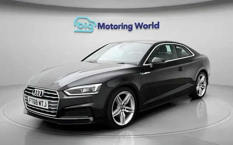 Begagnad Audi A5 S-Line 190 HK (139 kW) 2019 Svart Sportkupé