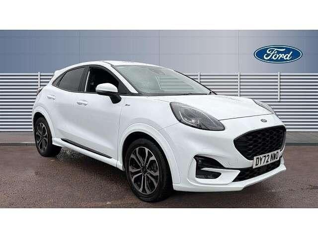White Used 2022 Ford Puma Gen-E ST-Line SUV | £14,285 (Fair price) - Image 1/4