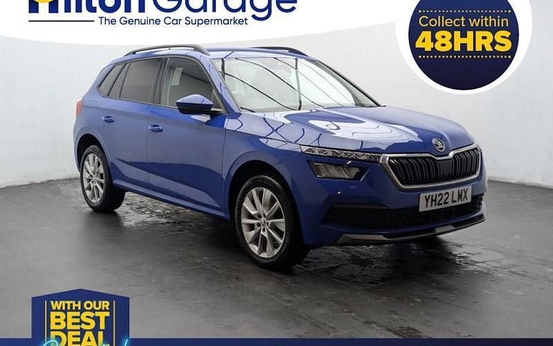 Used Skoda Kamiq SE 95 HP (69 kW) 2022 Blue SUV