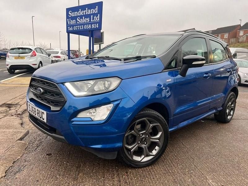Used Ford Ecosport ST-Line 125 HP (91 kW) 2018 Blue SUV