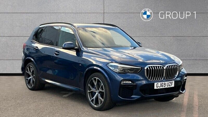 Phytonic blue Used 2019 BMW X5 M Sport SUV | £38,500 (Super price) - Image 1/4