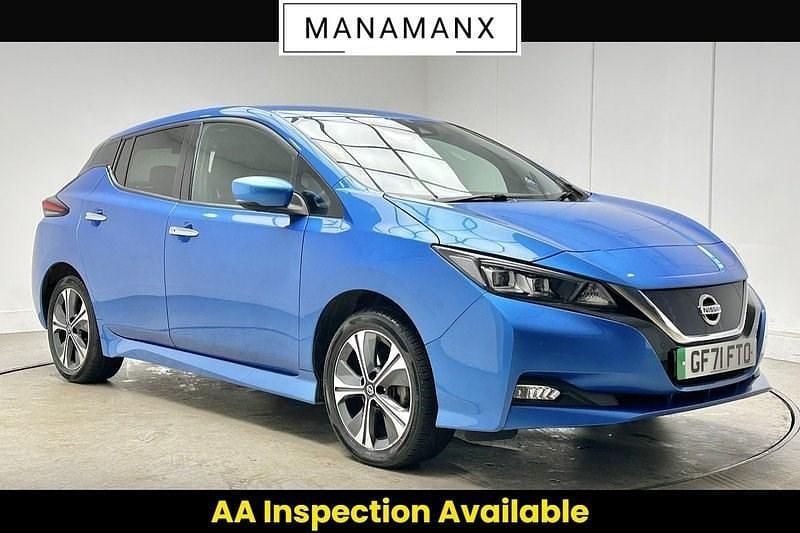 Used Nissan Leaf Tekna 160 kW (218 HP) 2021 Blue Hatchback