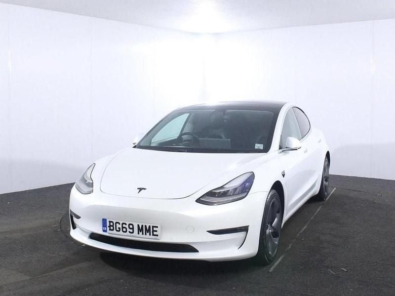 Used Tesla Model 3 Long Range AWD 366 kW (498 HP) 2019 White Sedan