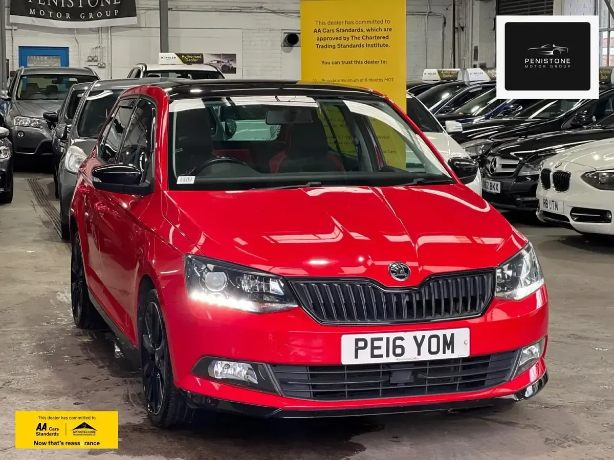 Used Skoda Fabia Monte Carlo 60 HP (44 kW) 2016 Red Hatchback