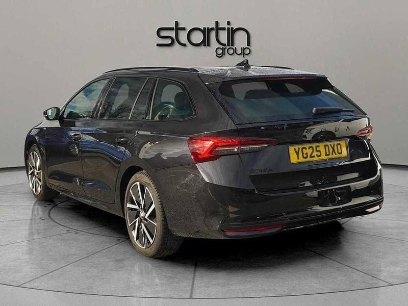 Used Skoda Octavia SportLine 150 HP (110 kW) 2025 Black magic pearl effect Estate