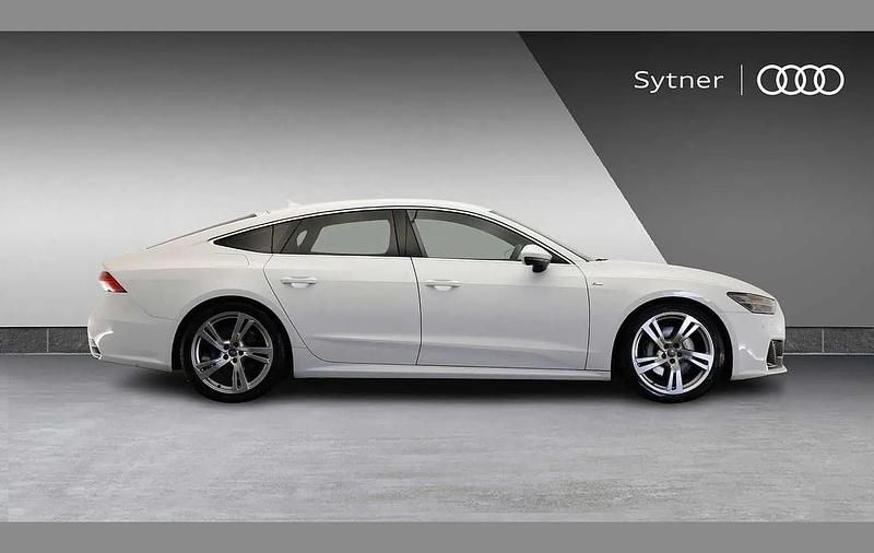 Used Audi A7 S-Line 228 HP (167 kW) 2019 White Sedan