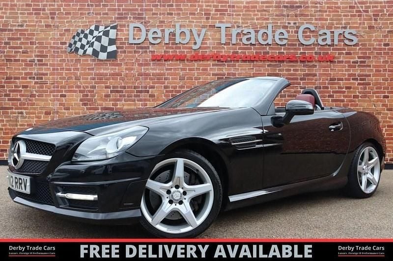 Black Used 2012 Mercedes SLK350 AMG Cabriolet | £11,990 (Expensive) - Image 1/4