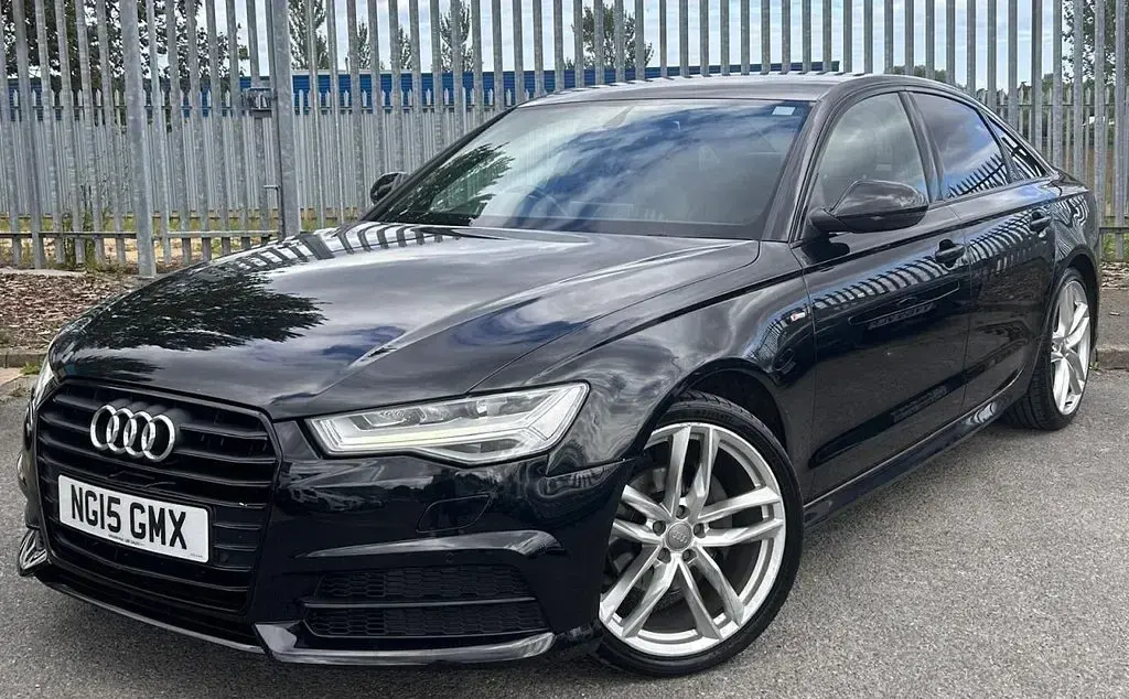 Used Audi A6 Black Edition 190 HP (139 kW) 2015 Black Sedan