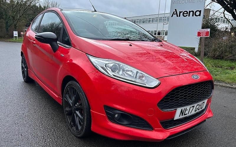 Red Used 2016 Ford Fiesta ST-Line Hatchback | £4,495 (Good price) - Image 1/4