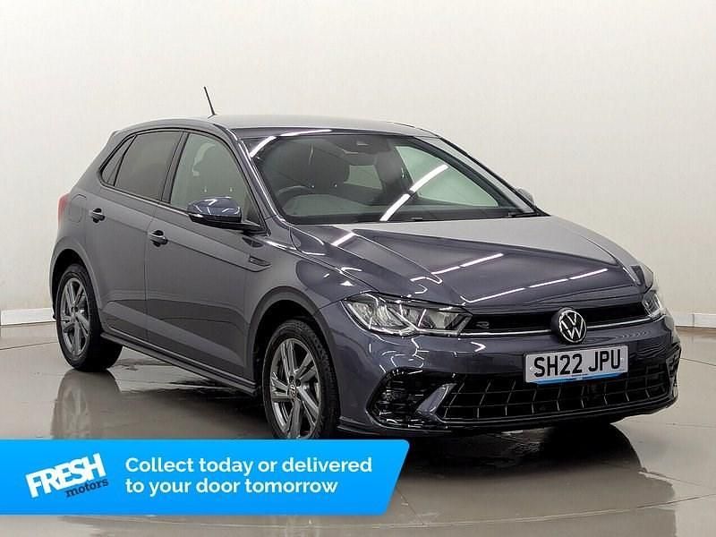 Grey Used 2022 VW Polo R-line Hatchback | £16,299 (Fair price) - Image 1/4