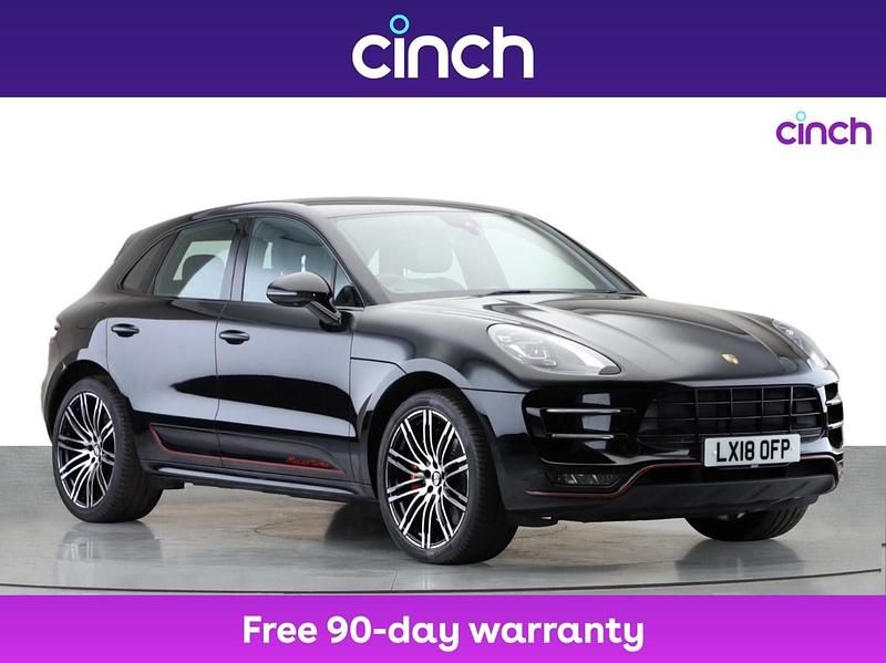 Black Used 2018 Porsche Macan Turbo Performance Package SUV | £37,499 (Fair price) - Image 1/3