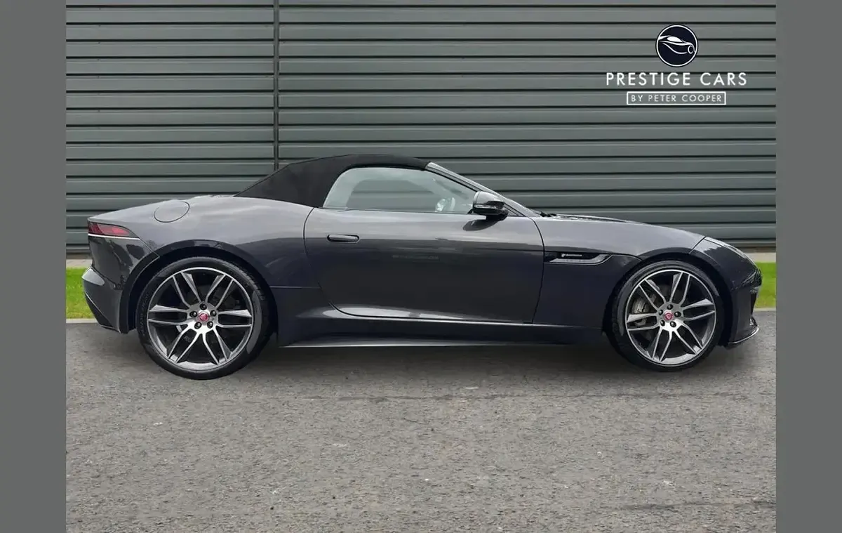 Used Jaguar F-Type R-Dynamic 300 HP (220 kW) 2018 Grey Cabriolet