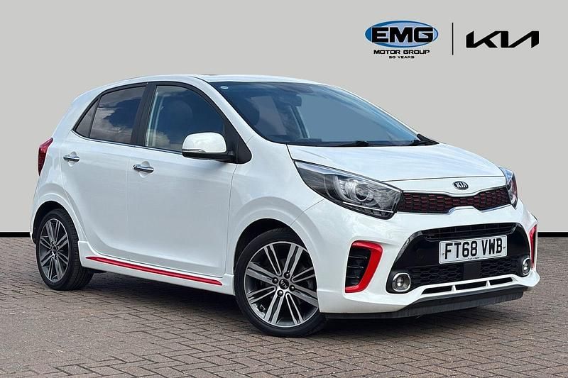 White Used 2019 Kia Picanto GT-Line S Hatchback | £9,985 (Good price) - Image 1/3
