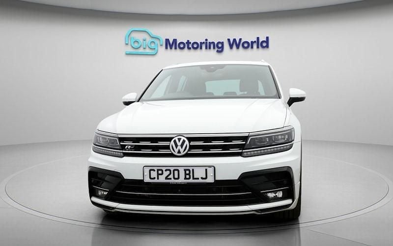 Used VW Tiguan R-line 150 HP (110 kW) 2020 White SUV