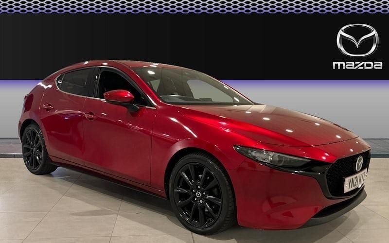 Red Used 2021 Mazda 3 Inclusive Hatchback | £17,125 (Fair price) - Image 1/4