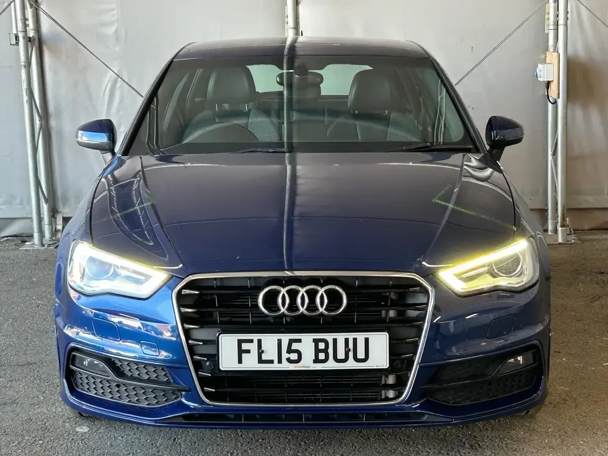 Used Audi A3 Sportback S-Line 2015 Blue Hatchback