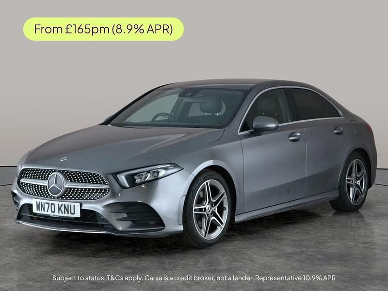 Grey Used 2020 Mercedes A180 AMG line Sedan | £13,083 (Good price) - Image 1/3