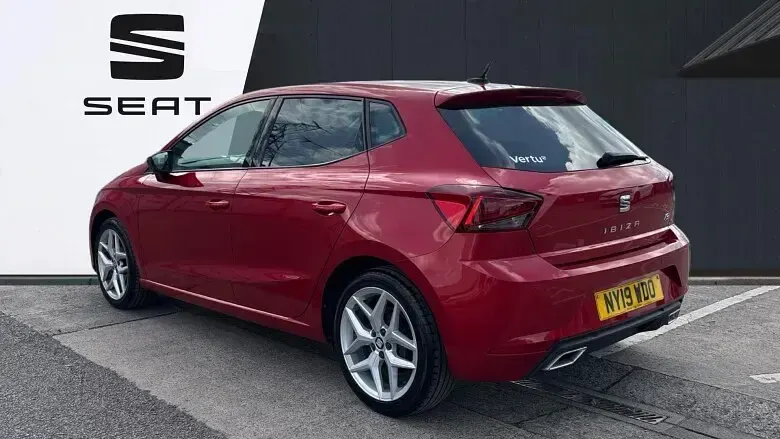 Usata Seat Ibiza FR 95 CV (69 kW) 2019 Rosso Utilitaria