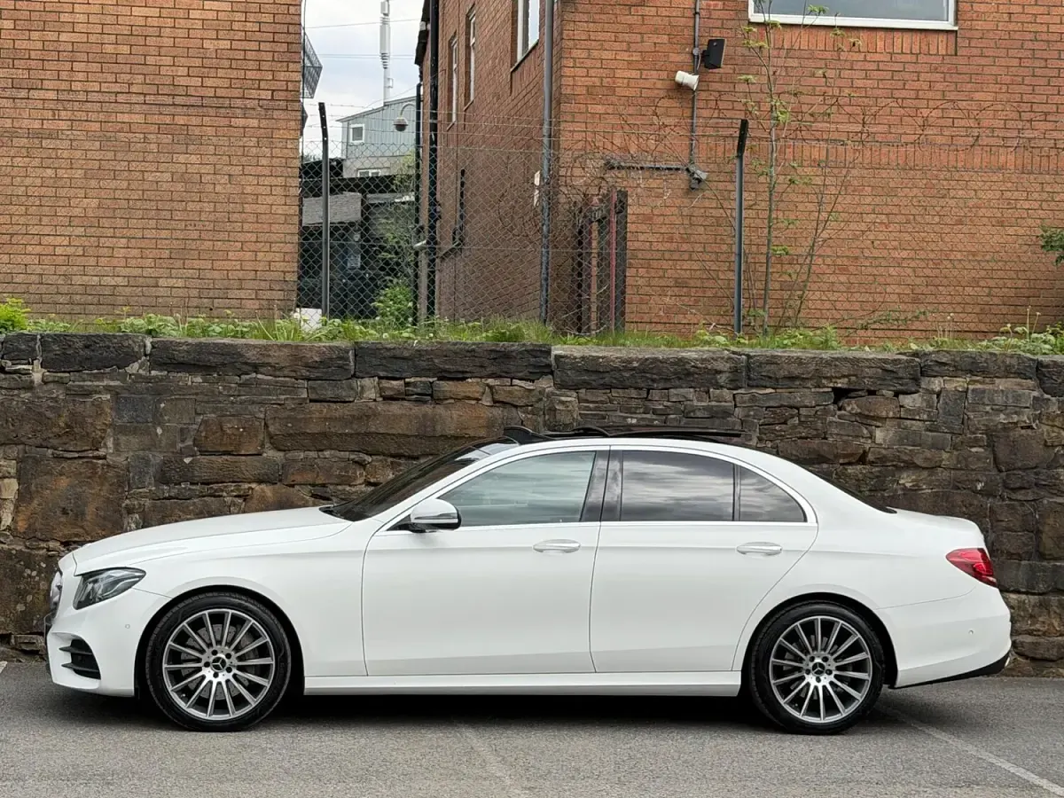 Used Mercedes E350 AMG Line Premium Plus 258 HP (189 kW) 2018 White Sedan