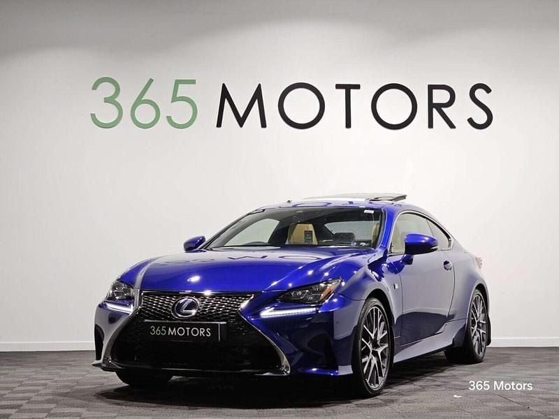 Used Lexus RC300h Sport Line 2016 Blue Coupe