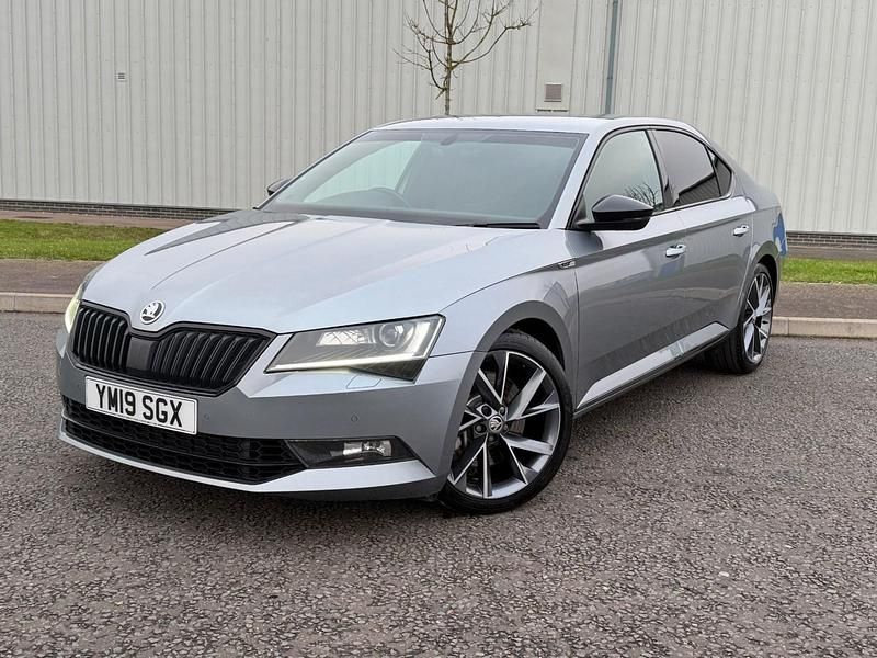 Used Skoda Superb SportlinePlus 272 HP (200 kW) 2019 Grey Hatchback