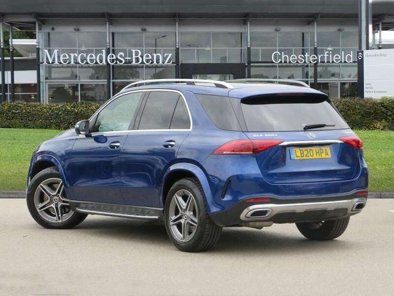 Used Mercedes GLE300 AMG line 241 HP (177 kW) 2020 Blue SUV