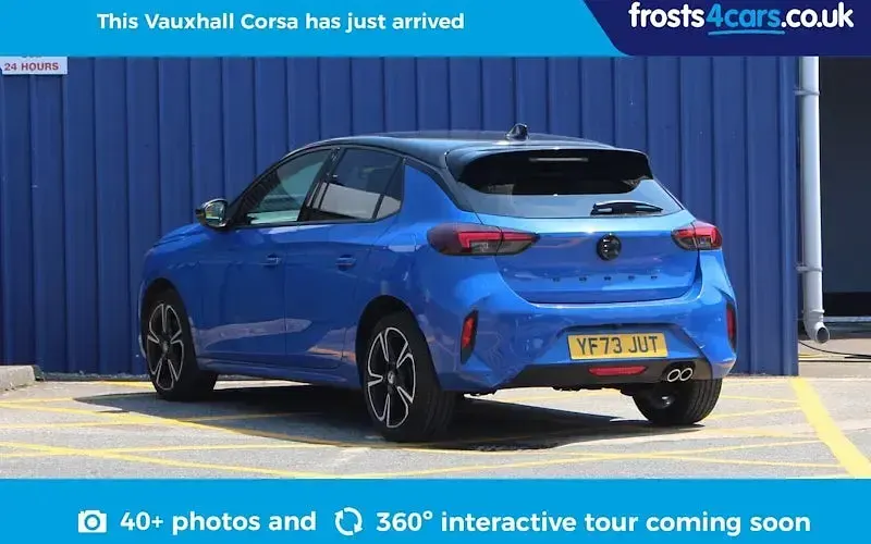 Used Vauxhall Corsa Ultimate 131 HP (96 kW) 2023 Blue Hatchback