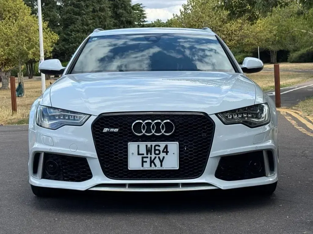Used Audi A6 S-Line 204 HP (150 kW) 2015 White Estate