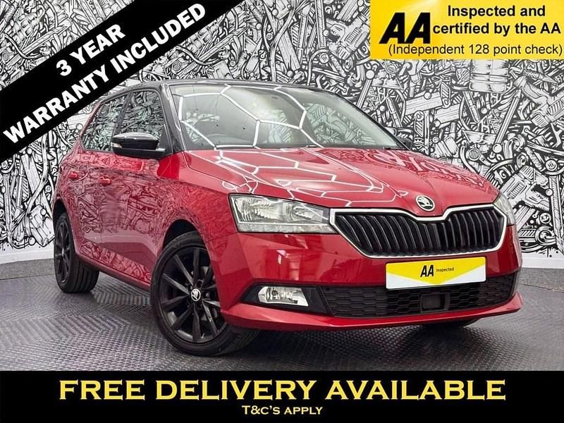 Red Used 2019 Skoda Fabia Colour Edition Hatchback | £9,595 (Fair price) - Image 1/2