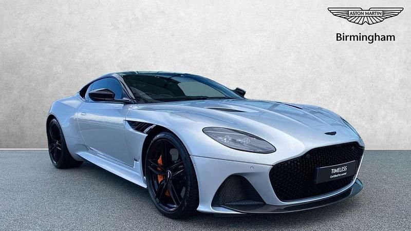 Lightning silver Used 2022 Aston Martin DBS Coupe | £150,007 (Fair price) - Image 1/4