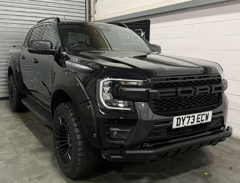Black Used 2023 Ford Ranger Wildtrack Pickup | £32,989 (Super price) - Image 1/4