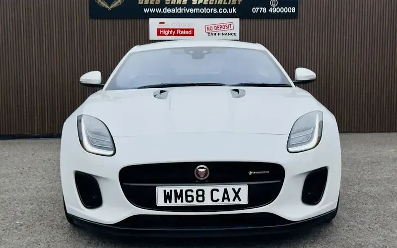 Used Jaguar F-Type R-Dynamic 300 HP (220 kW) 2018 White Coupe
