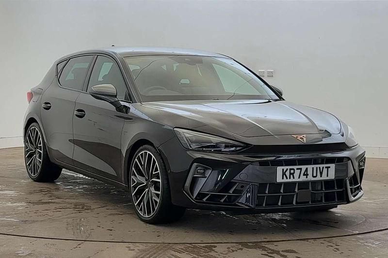 Midnight black Used 2024 Cupra Leon VZ2 Hatchback | £30,490 (Expensive) - Image 1/4