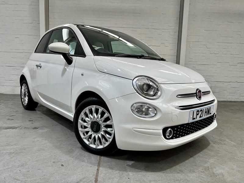 Used Fiat 500 Lounge 70 HP (51 kW) 2021 White Hatchback