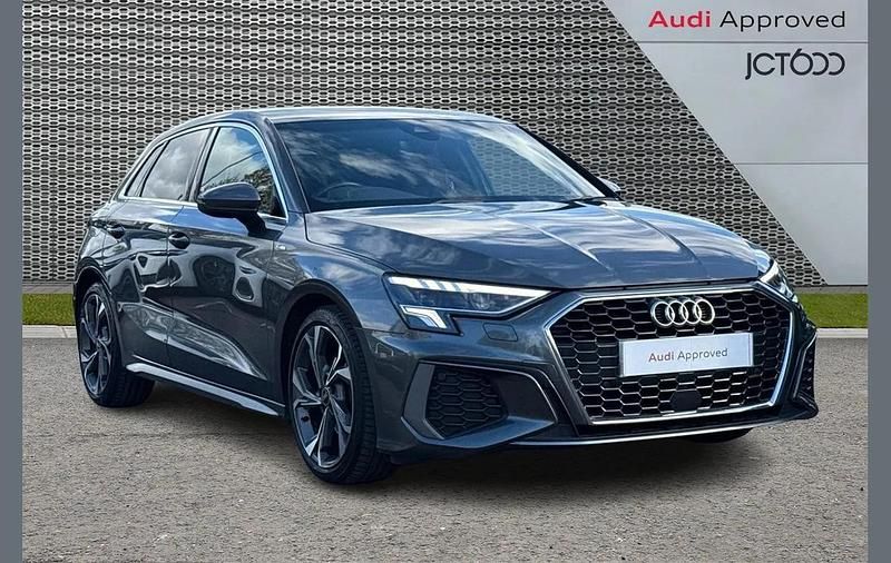 Used Audi A3 S-Line 147 HP (108 kW) 2021 Grey Sedan