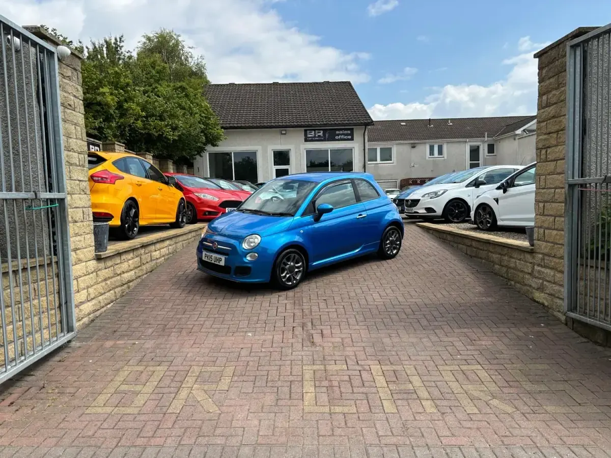 Used Fiat 500 S 2015 Blue Hatchback