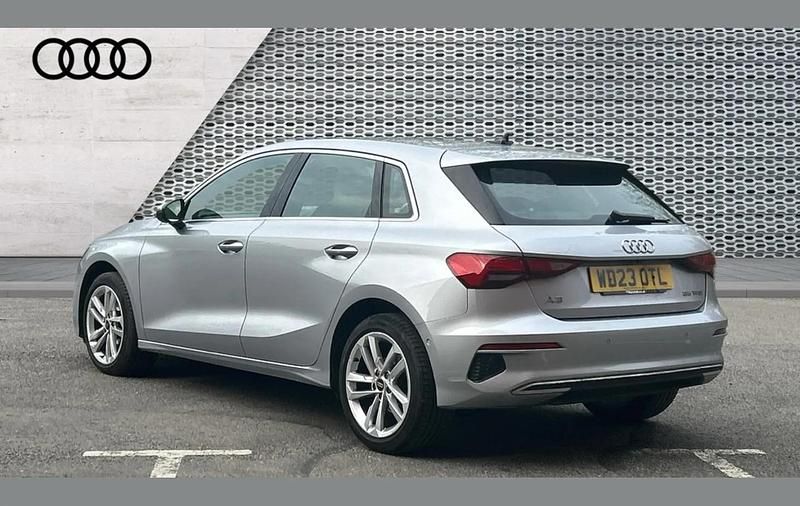 Used Audi A3 Sport 147 HP (108 kW) 2023 Silver Sedan