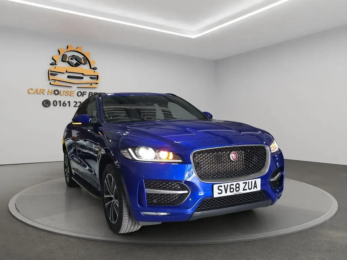 Used Jaguar F-Pace R-Sport 180 HP (132 kW) 2018 Blue SUV