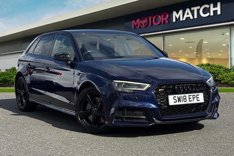 Used Audi S3 Sportback Black Edition 2018 Blue Hatchback