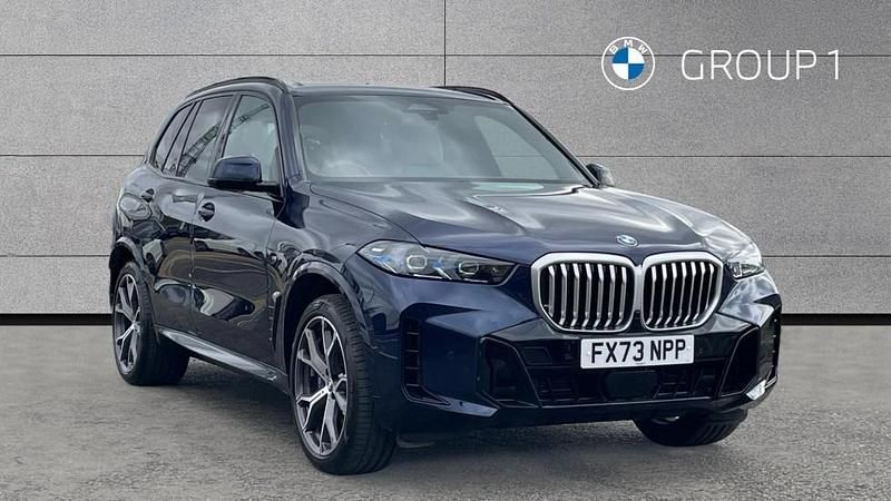 Tanzanite blue Used 2023 BMW X5 M Sport SUV | £52,993 (Good price) - Image 1/4