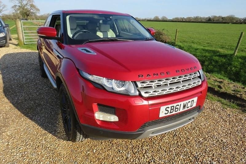 Used Land Rover Range Rover evoque Prestige 150 HP (110 kW) 2012 Red SUV