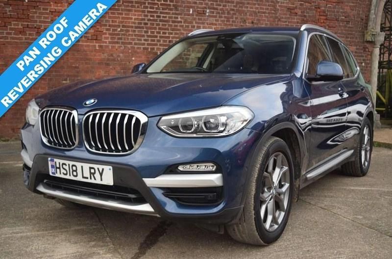 Blue Used 2018 BMW X3 xLine SUV | £20,480 (Fair price) - Image 1/4