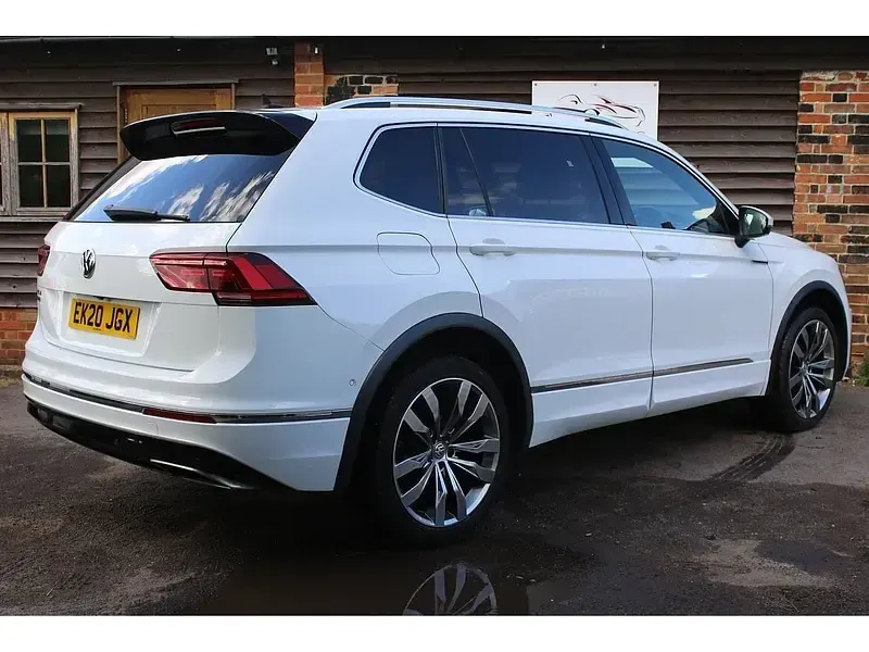 Used VW Tiguan Allspace R-line 150 HP (110 kW) 2020 White SUV