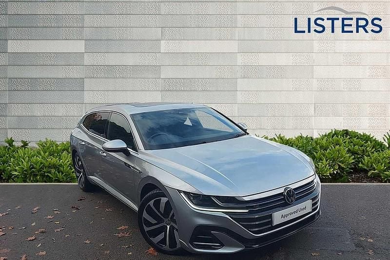 Silver Used 2021 VW Arteon R-line Estate | £23,490 (Fair price) - Image 1/4