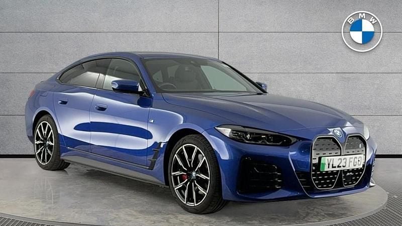 Blue Used 2023 BMW i4 M Sport Sedan | £35,480 (Fair price) - Image 1/4