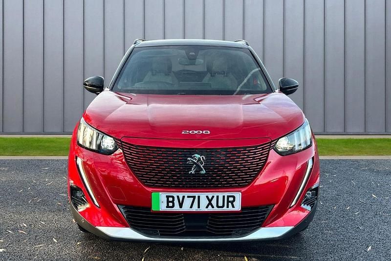 Red Used 2021 Peugeot e-2008 Premium SUV | £14,289 (Fair price) - Image 1/4